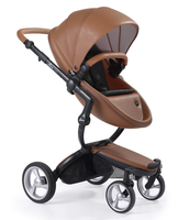Коляска MIMA XARI FLAIR 2G CAMEL BLACK 2 В 1 на шасси BLACK