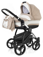 Коляска ESSPERO NEWBORN LUX KHAKKI LUX 2 В 1 на шасси CHROME