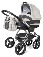 Коляска ESSPERO I-NOVA GREY CARBON 2 В 1 на шасси CHROME