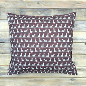 Подушка ручной работы VAMVIGVAM BROWN GOOSE 40 х 40