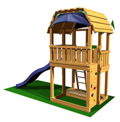 Игровой комплекс JUNGLE GYM BARN +SWING MODULE