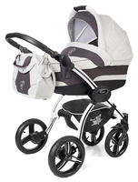 Коляска ESSPERO I-NOVA GREY 2 В 1 на шасси WHITE