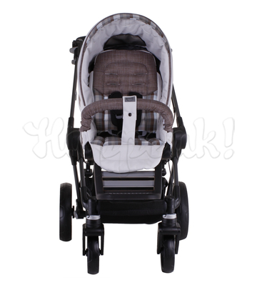 Коляска TEUTONIA BE YOU V2 BLACK 4950 КОЖА 2 В 1