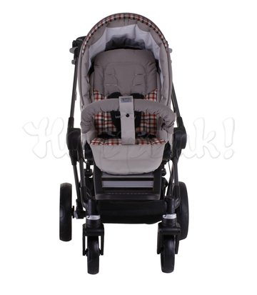 Коляска TEUTONIA BE YOU V2 BLACK 5130 КОЖА 2 В 1