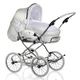 Коляска HESBA CONDOR COUPE DELUX VIP WHITE 2 В 1