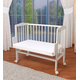 Приставная кроватка COMFORTBABY PLUS БЕЛОСНЕЖНЫЙ + КОМПЛЕКТ CLASSIC MINI РОЗОВЫЙ