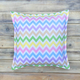 Подушка ручной работы VAMVIGVAM RAINBOW ZIGZAG 40 х 40