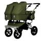 Коляска для двойни EASYWALKER DUO OLIVE GREEN 2 В 1
