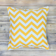 Подушка ручной работы VAMVIGVAM YELLOW ZIGZAG 40 х 40