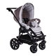 Коляска TEUTONIA BE YOU V2 BLACK 4950 КОЖА 2 В 1