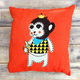 Подушка VAMVIGVAM MONKEY RED 30 х 30