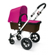 Коляска BUGABOO CAMELEON 3 DARK BROWN PINK 2 В 1 на шасси SILVER