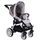 Коляска TEUTONIA BE YOU V2 2014 WHITE 4950 КОЖА  2 В 1