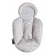 Кресло-качалка 4MOMS ROCKAROO СЕРЫЙ ПЛЮШ + вкладыш для новорожденного в подарок!