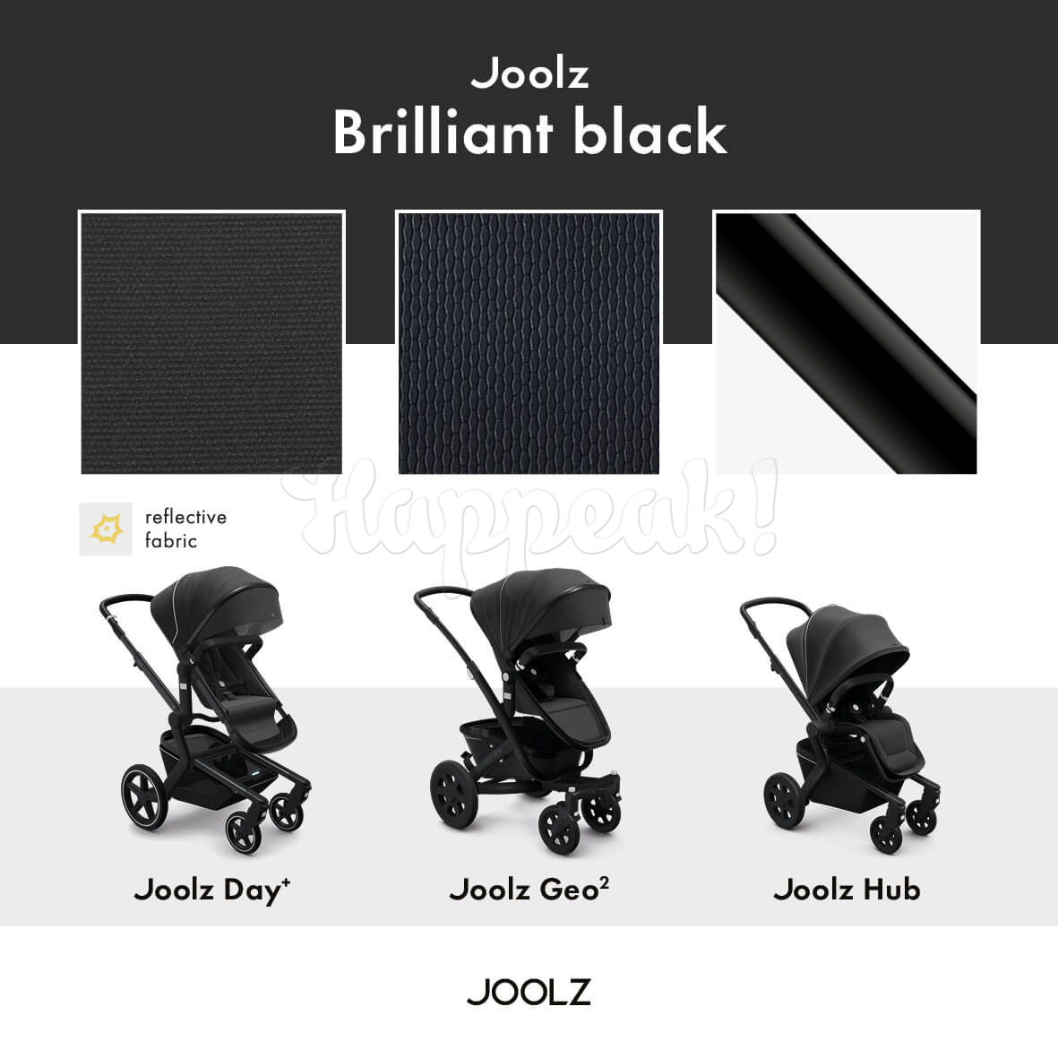 Коляска JOOLZ Geo2 BRILLIANT BLACK 2 В 1