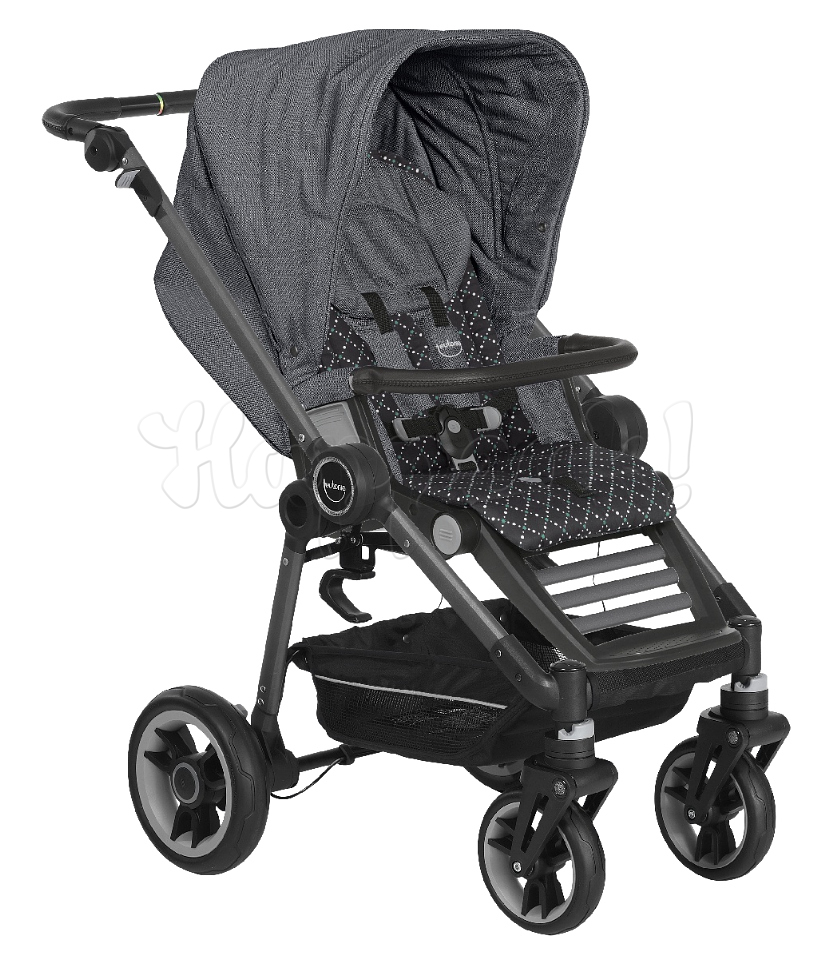 Коляска TEUTONIA BLISS GRAPHITE 6040-6040-6160 MARBLE-TWINKLE 2 В 1