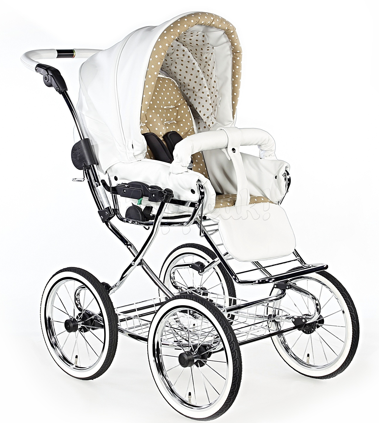 Коляска TEUTONIA ELEGANCE 5230 КОЖА 2 В 1