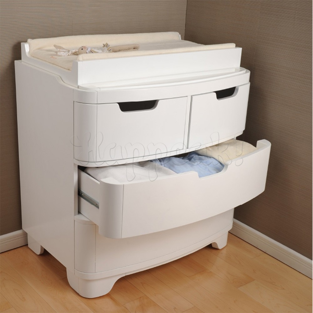 Комод пеленальный BLOOM LUXO WHITE