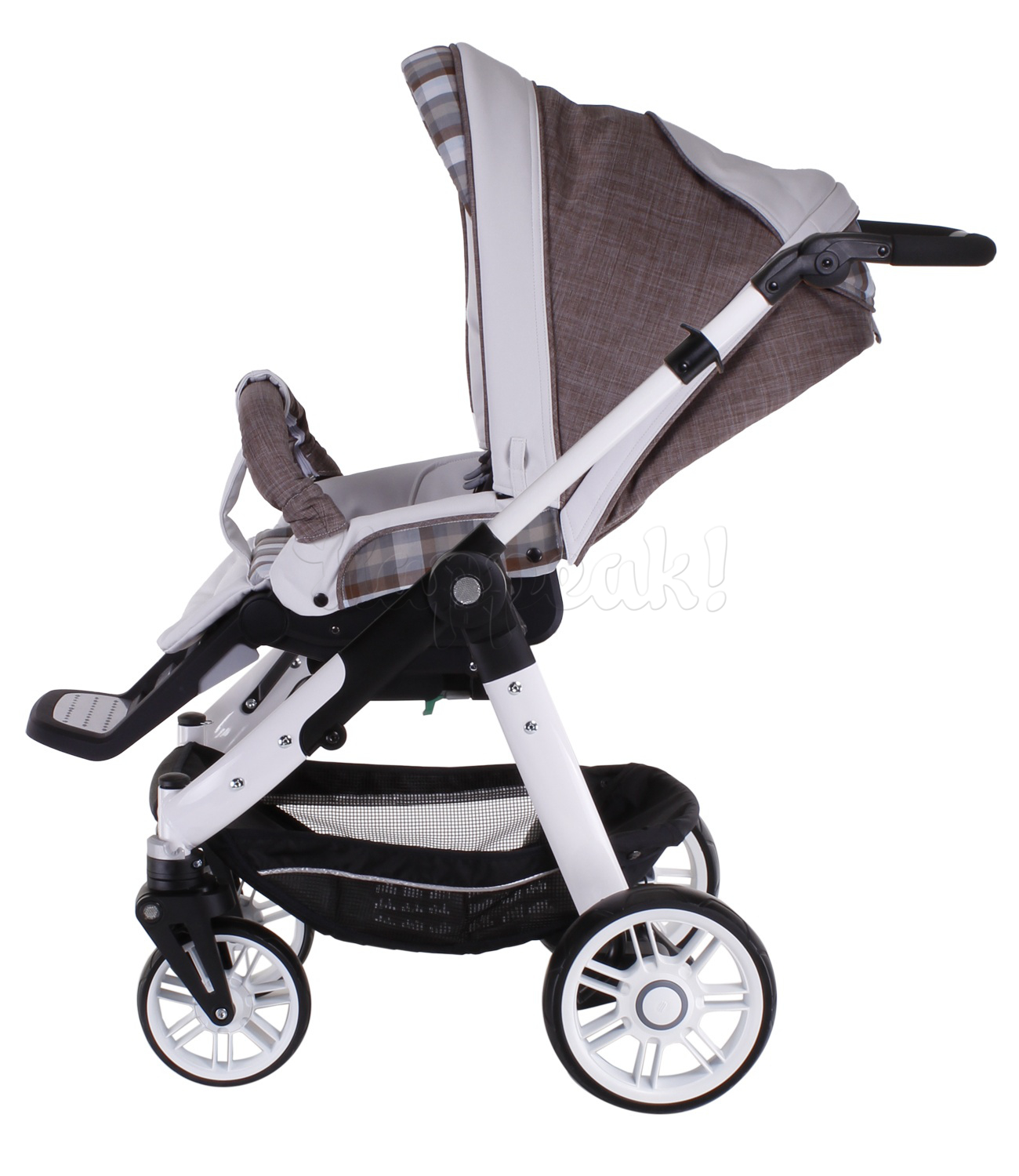 Коляска TEUTONIA COSMO 4950 КОЖА 2 В 1