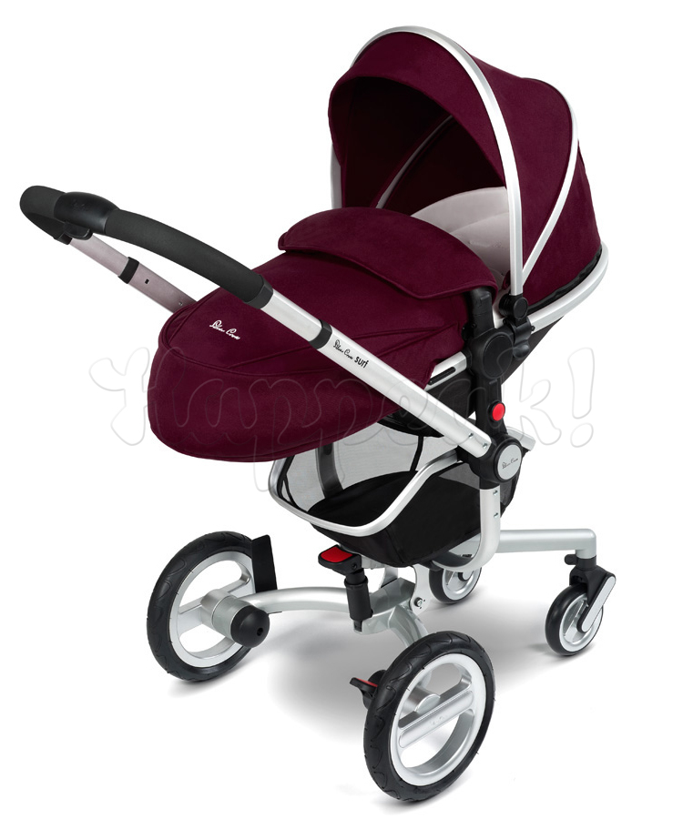 Коляска SILVER CROSS SURF AUBERGINE 2 В 1