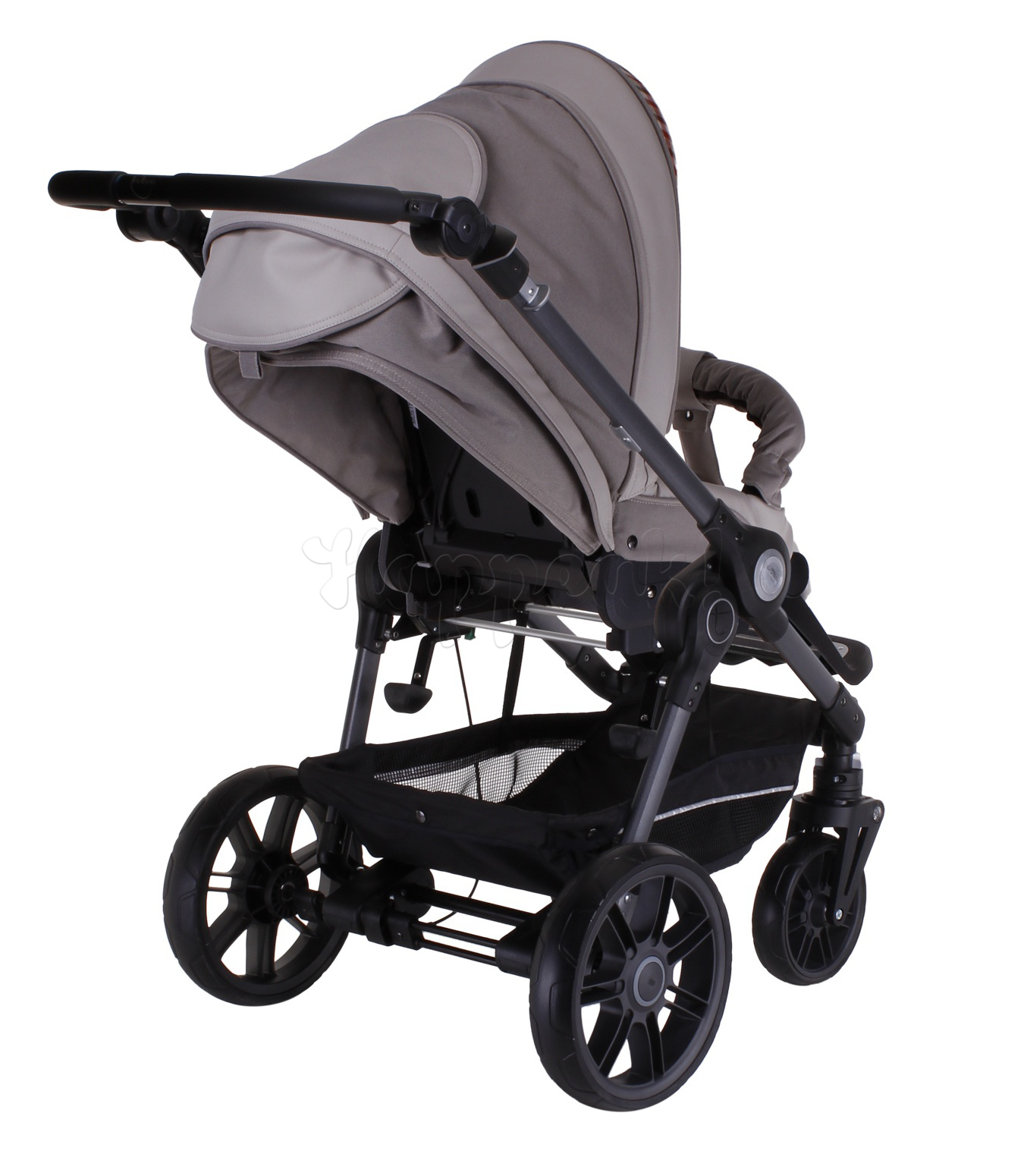 Коляска TEUTONIA BE YOU V2 BLACK 5130 КОЖА 2 В 1