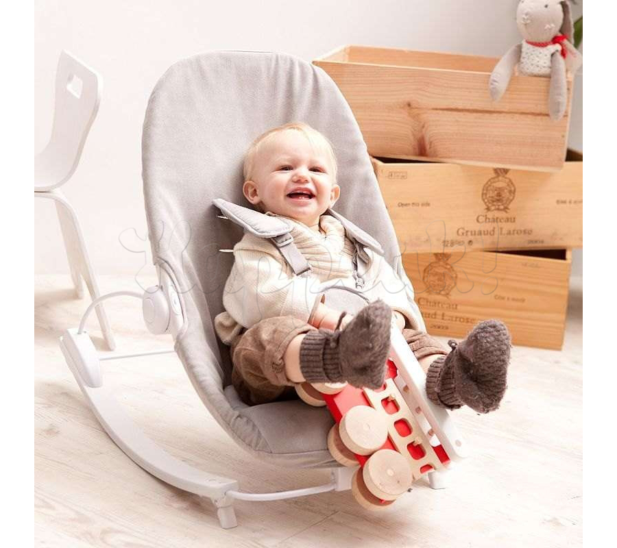 Шезлонг BLOOM COCO GO BEACH WHITE FROST GREY