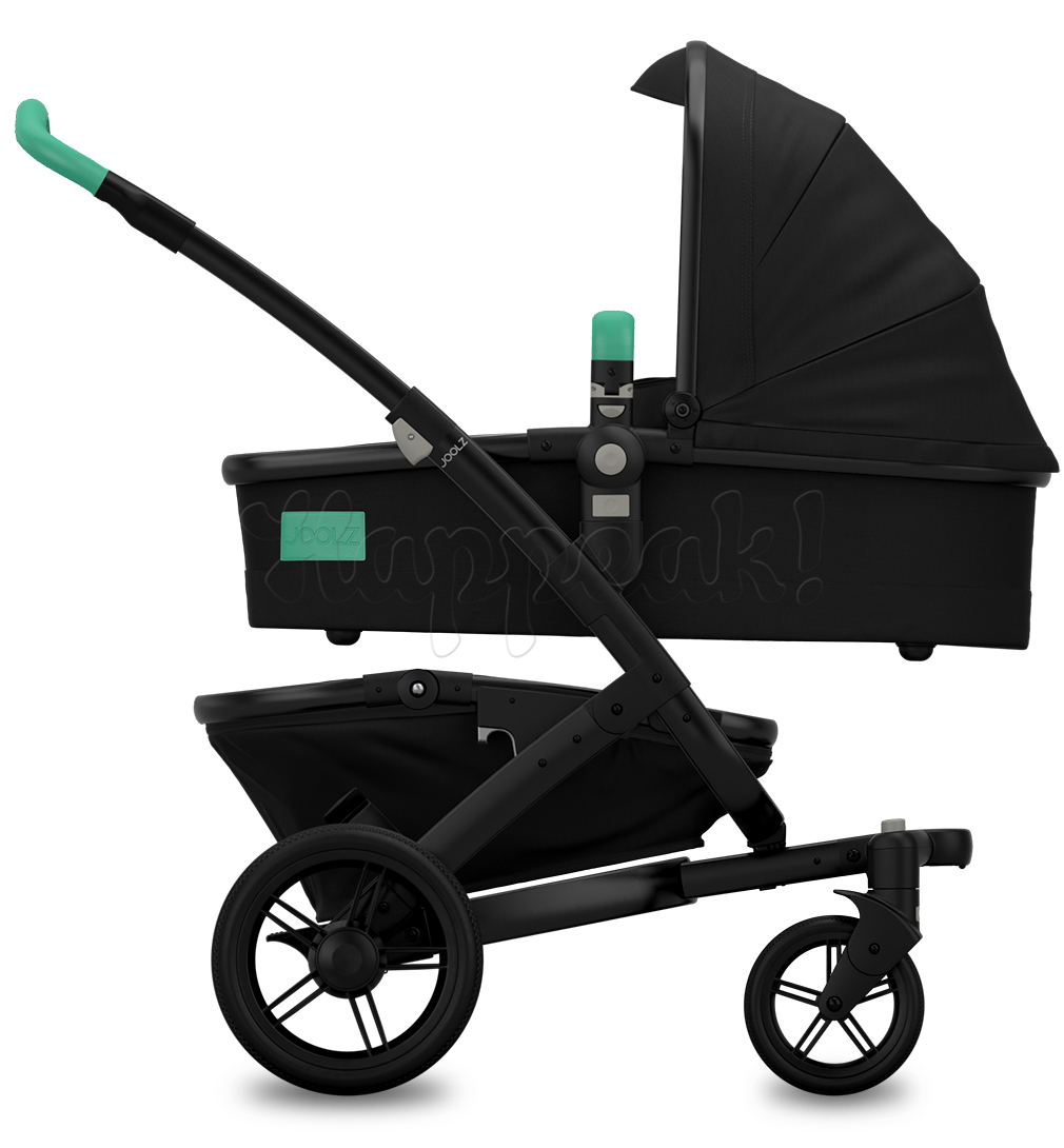 Коляска JOOLZ GEO TAILOR BLACK BLACK WHEELS EMERALD GREEN 2 В 1