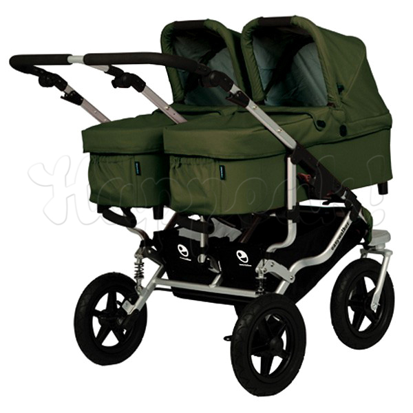 Коляска для двойни EASYWALKER DUO OLIVE GREEN 2 В 1