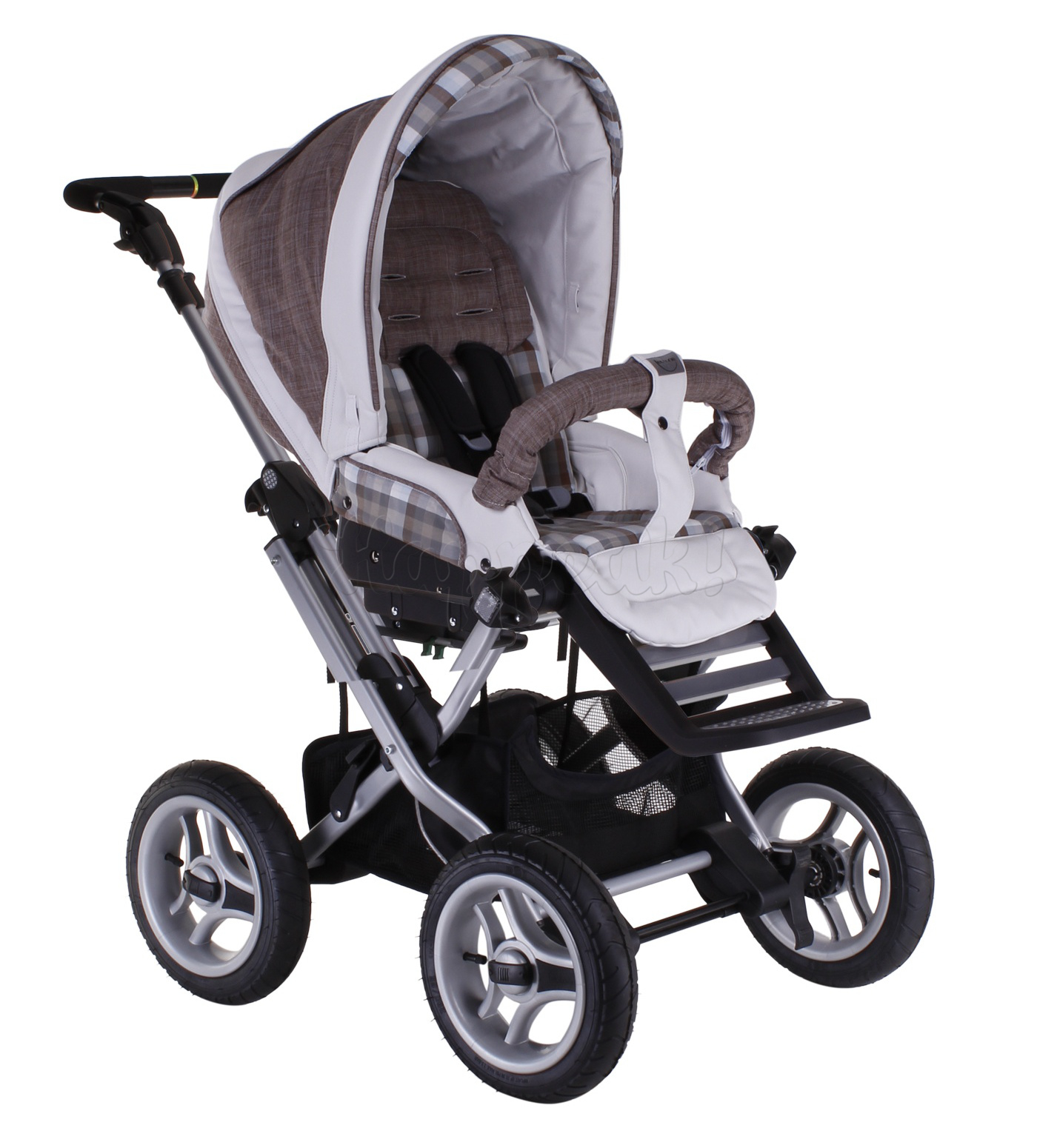 Коляска TEUTONIA MISTRAL P 4950 60 WHL КОЖА 2 В 1