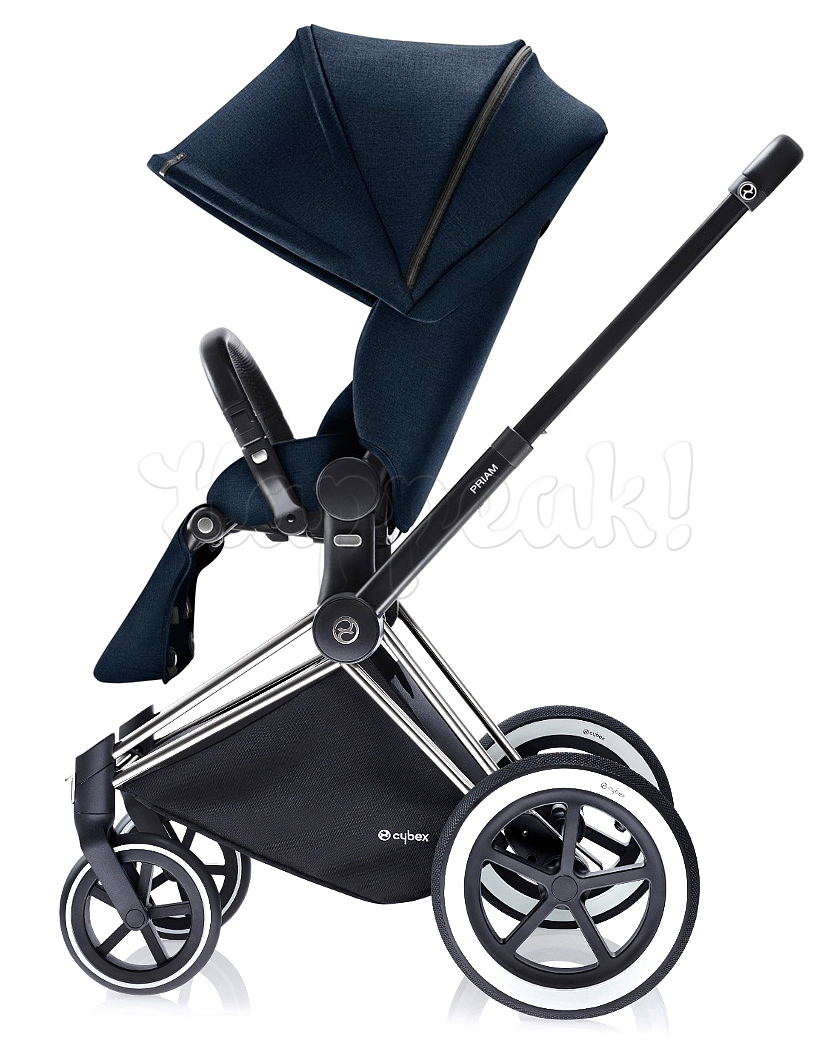 Коляска CYBEX PRIAM LUX MIDNIGHT BLUE 2 В 1 на раме ALL TERRAIN