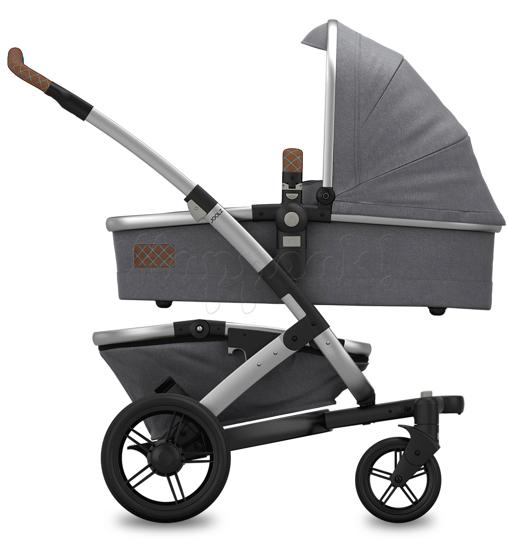Коляска JOOLZ GEO TAILOR GRIS BLACK WHEELS BROWN BLUE DS 2 В 1