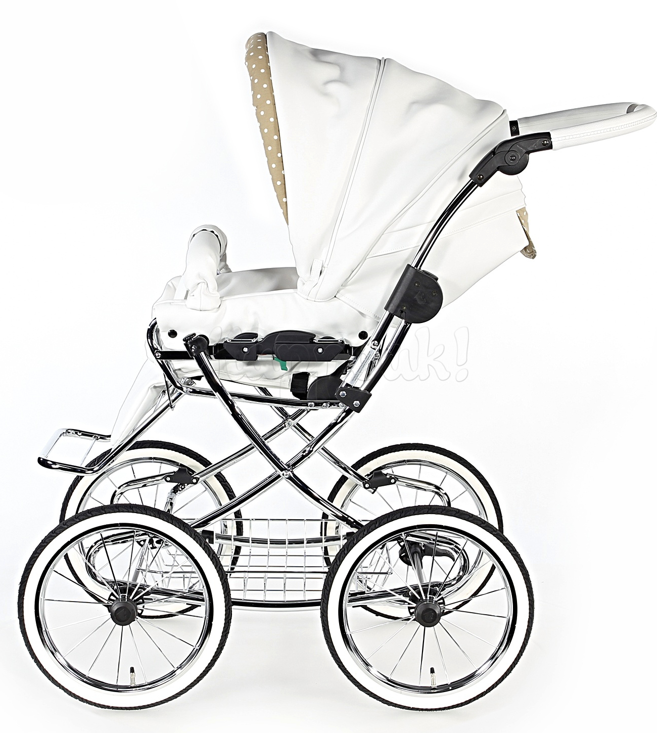 Коляска TEUTONIA ELEGANCE 5230 КОЖА 2 В 1