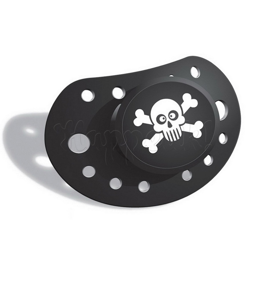 Пустышка ELODIE DETAILS CROSSEYED JOLLY BLACK