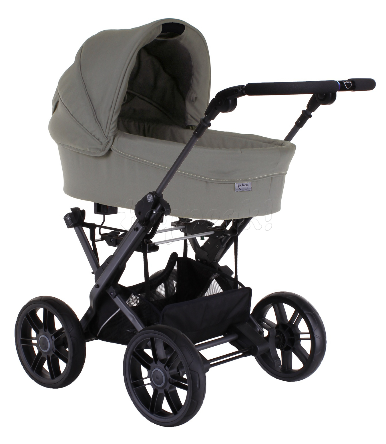 Коляска TEUTONIA MISTRAL P BLACK 5010-5000  2 В 1