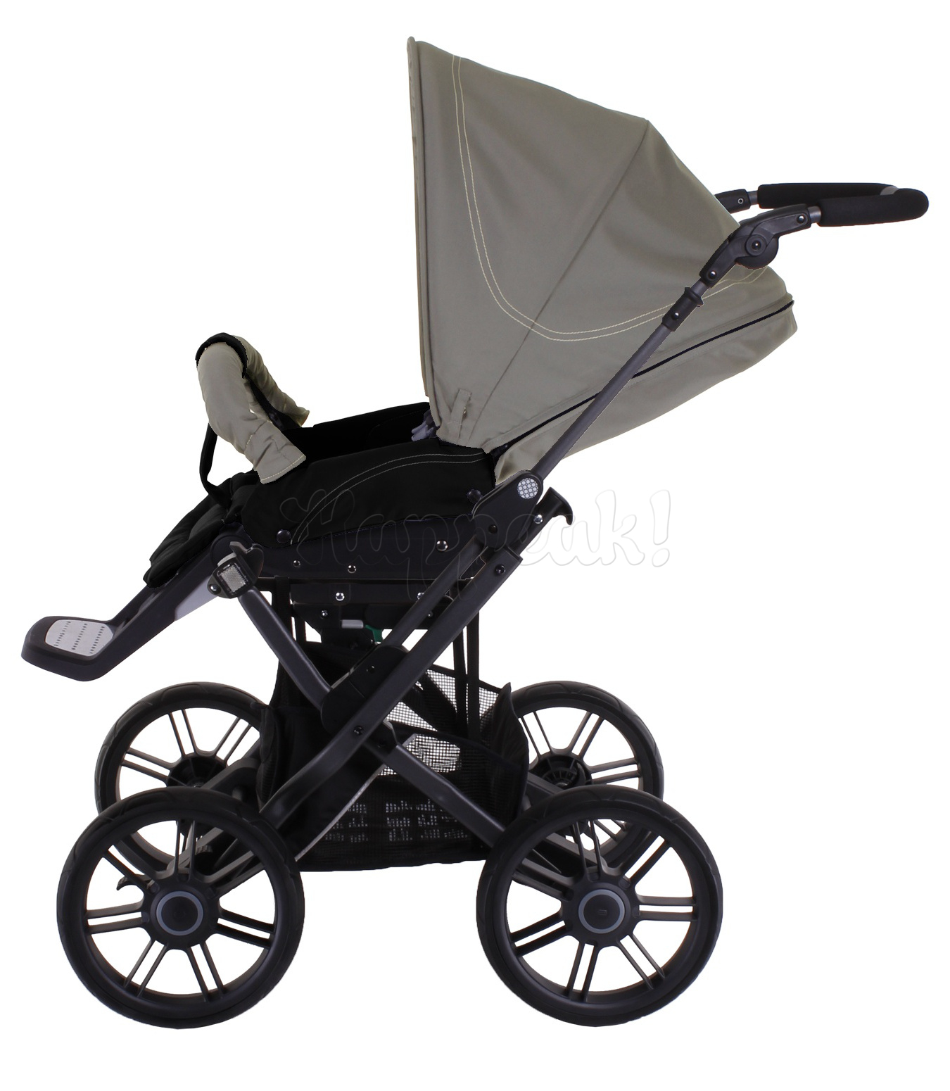 Коляска TEUTONIA MISTRAL P BLACK 5010-5000  2 В 1