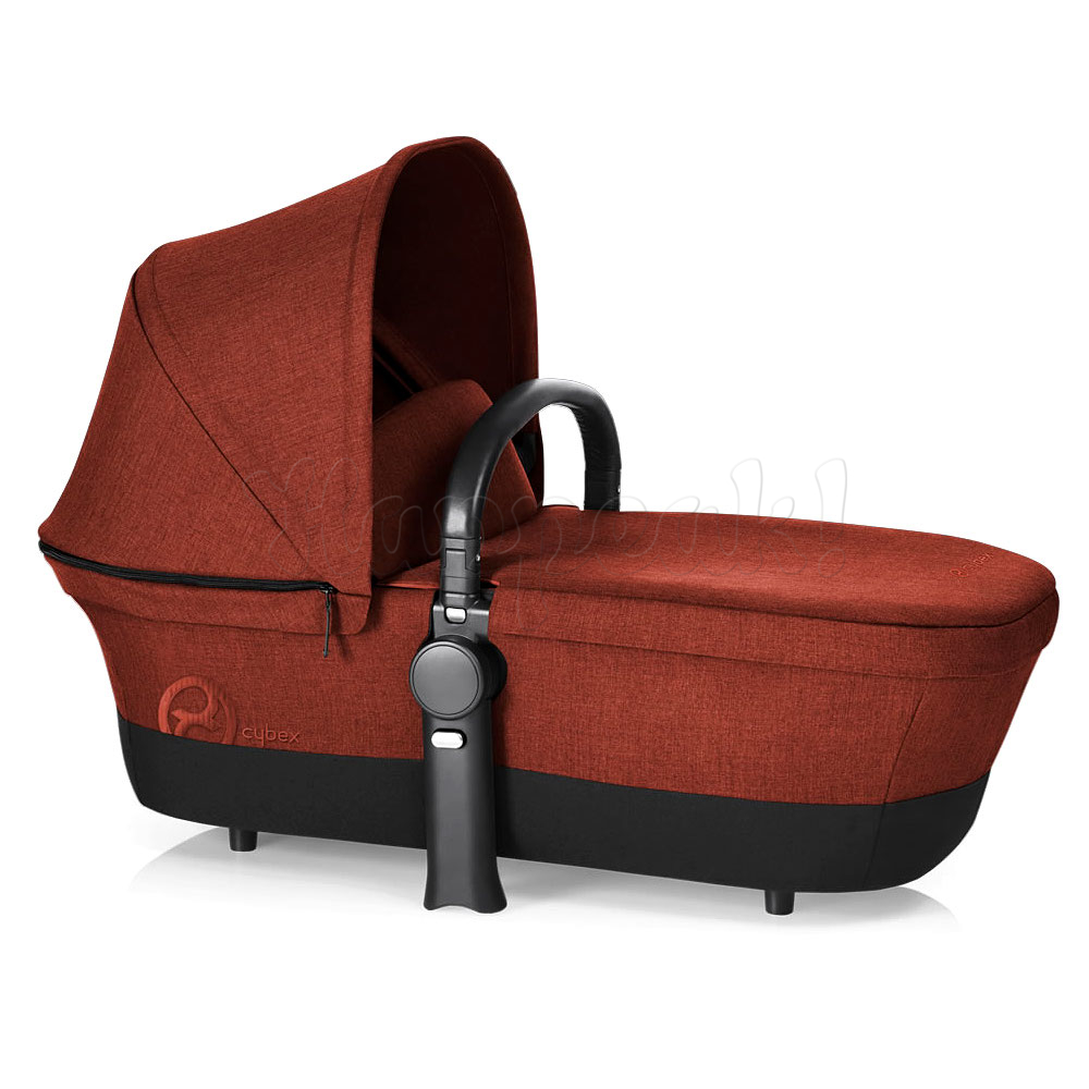 Коляска CYBEX PRIAM LUX AUTUMN GOLD 2017 2 В 1 на раме ALL TERRAIN MATT BLACK