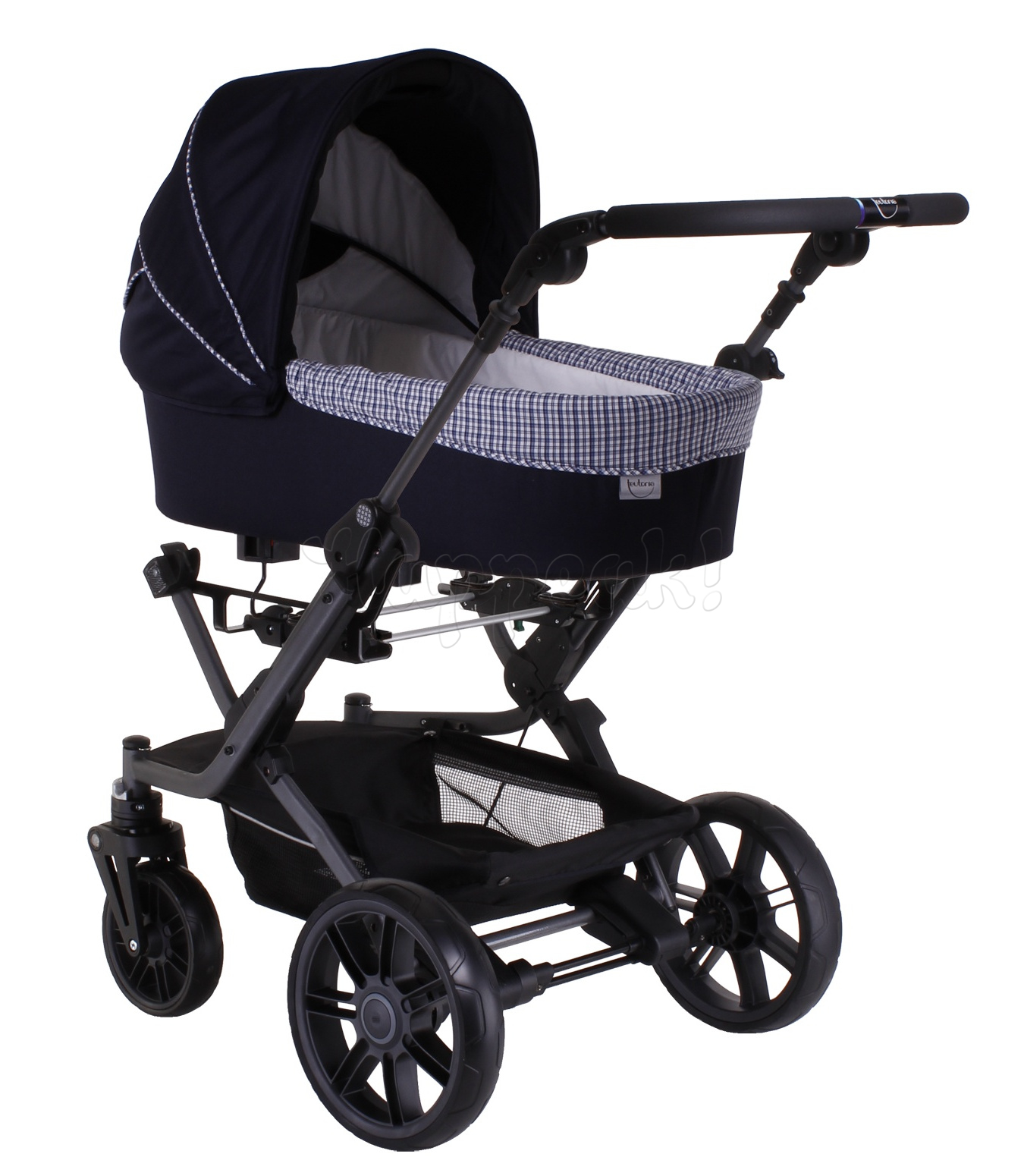 Коляска TEUTONIA MISTRAL S V2 BLACK 4900  2 В 1